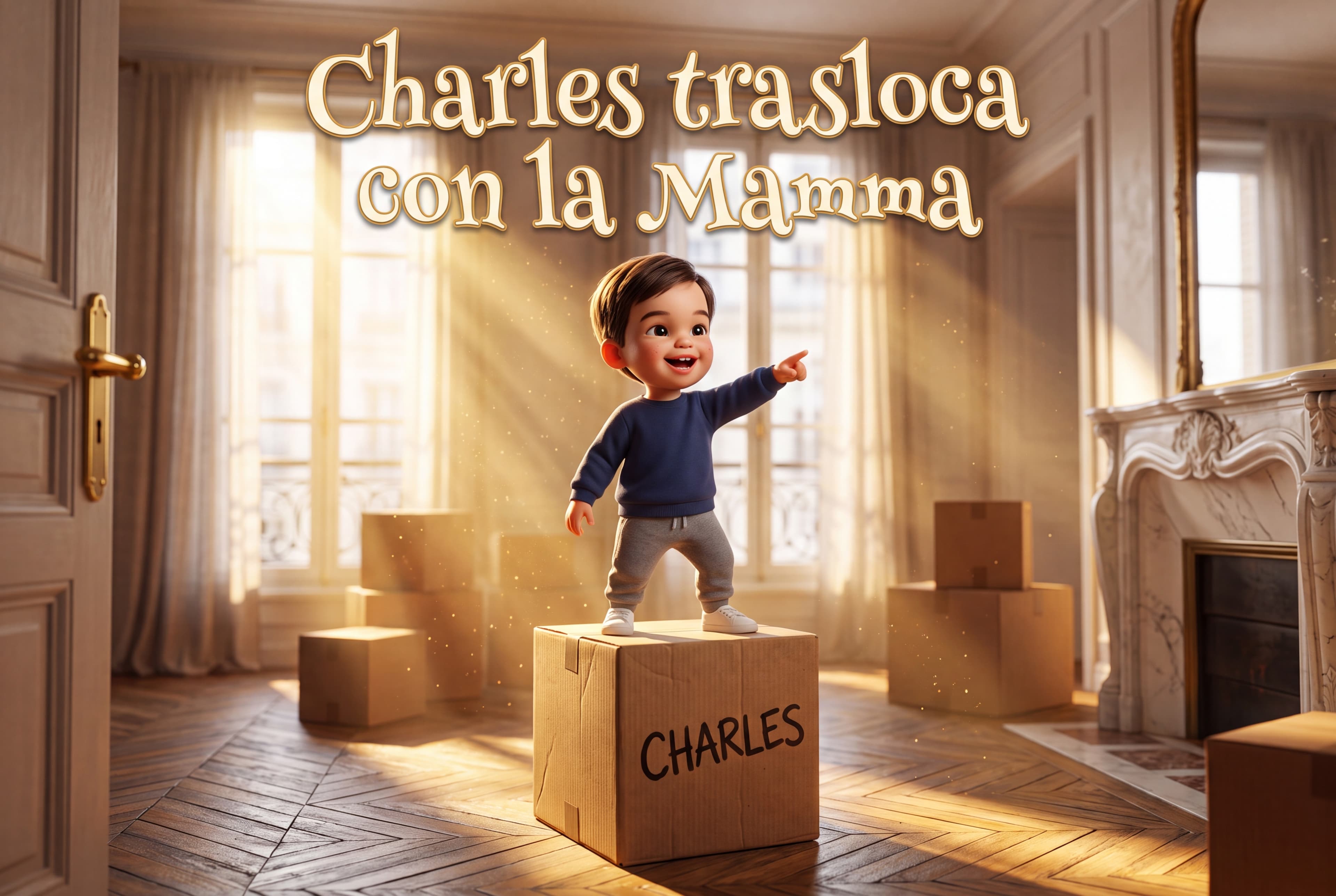 Charles trasloca con la Mamma