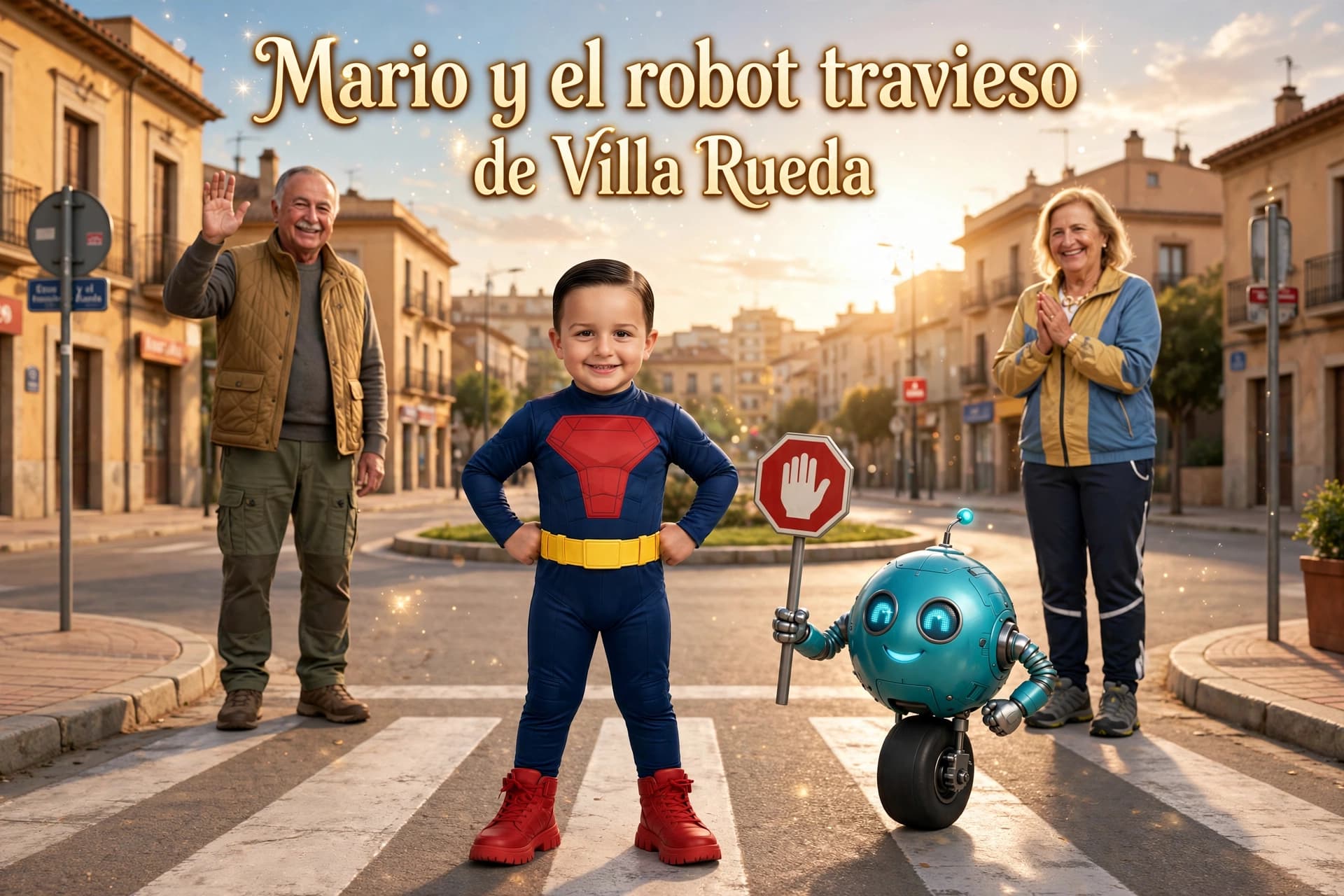 Mario y el robot travieso de Villa Rueda