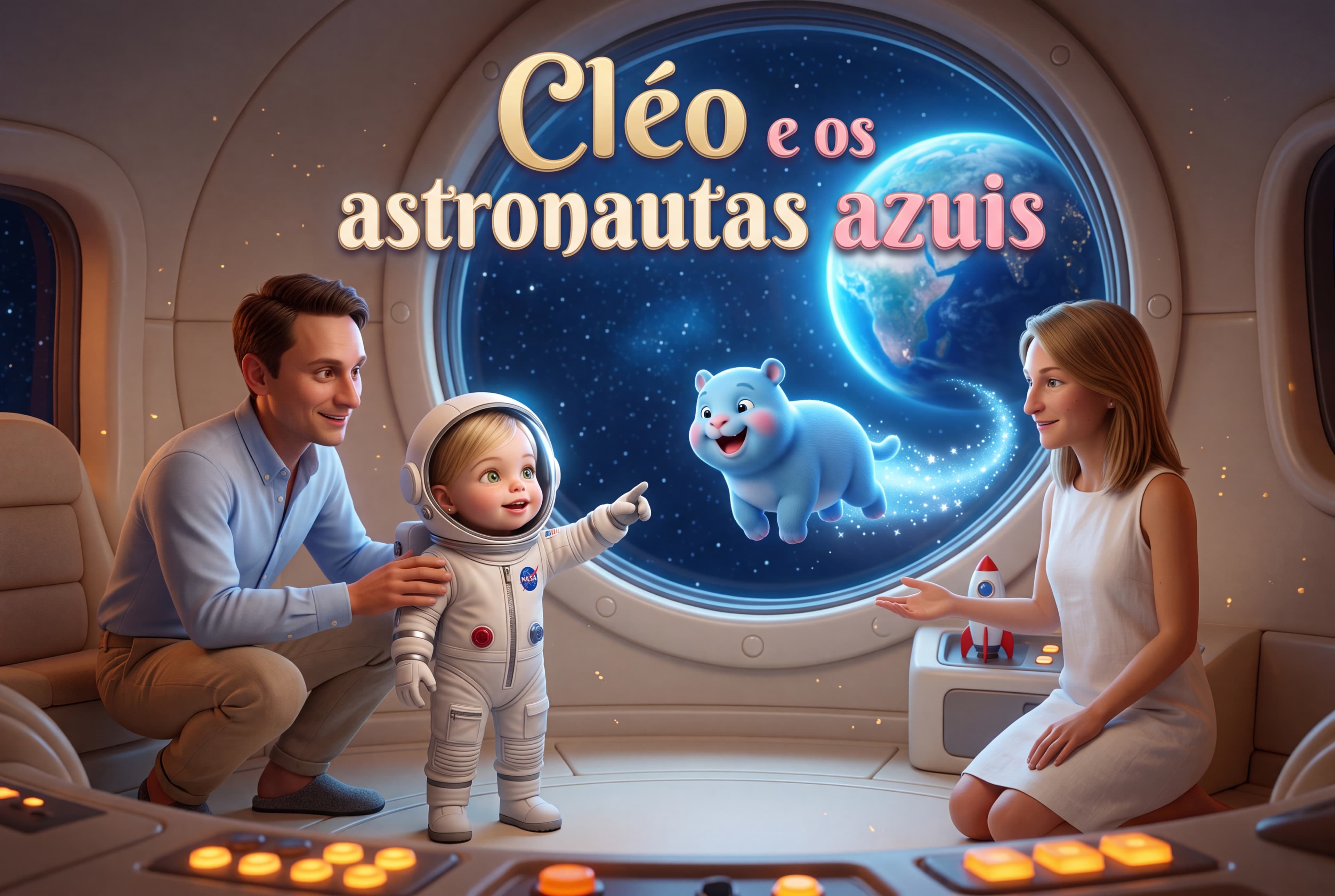 Cléo e os astronautas azuis