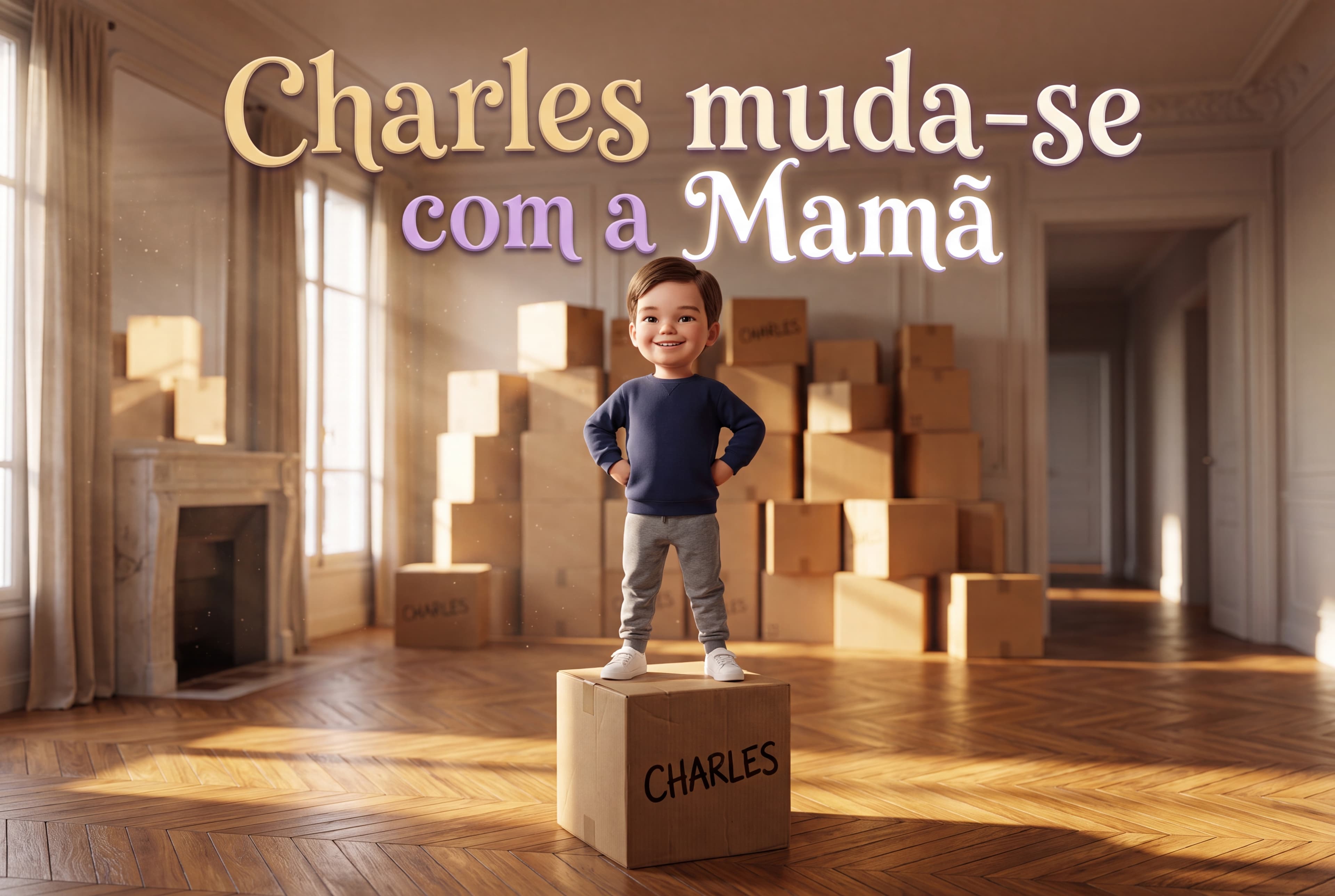 Charles muda-se com a Mamã