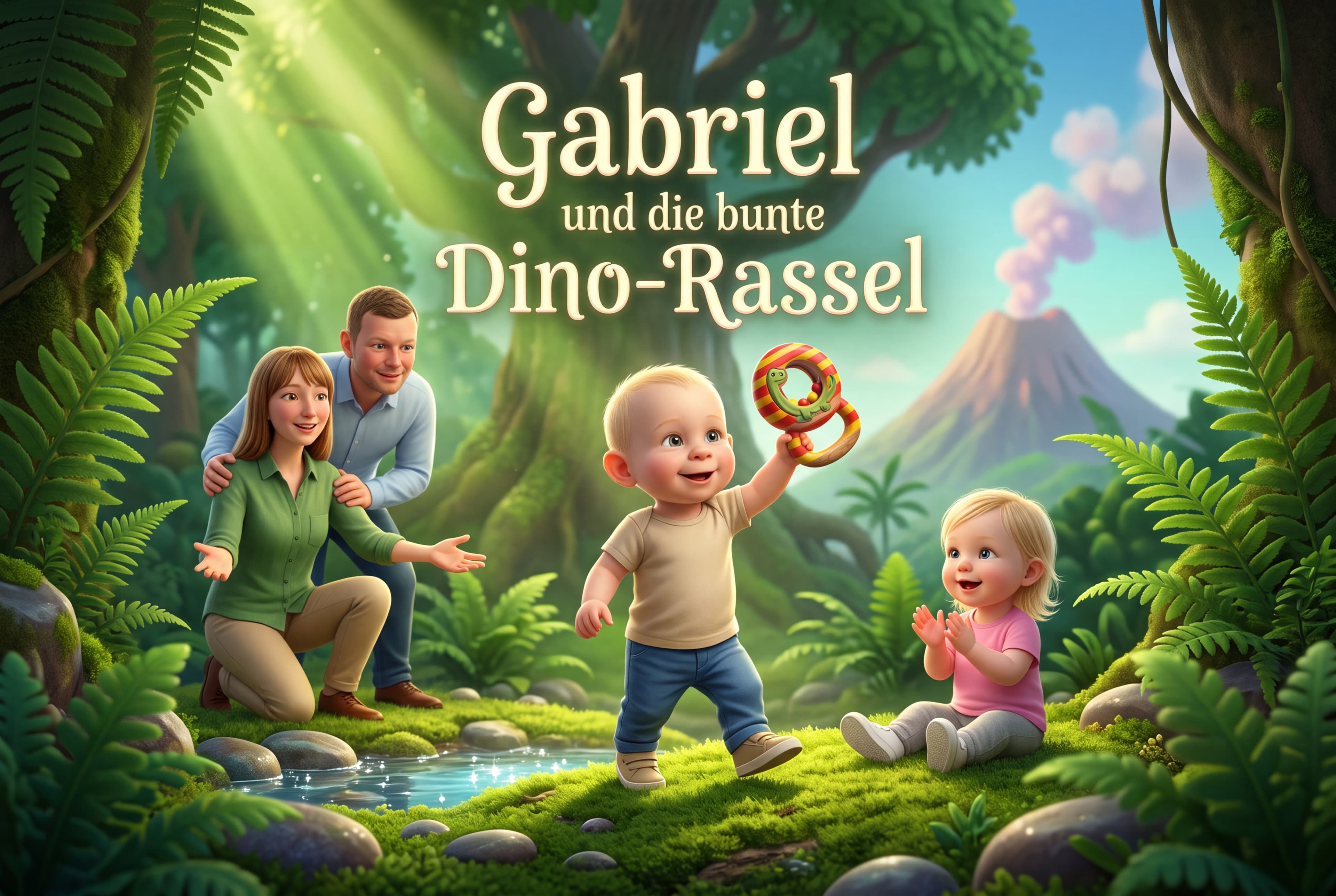 Gabriel und die bunte Dino-Rassel