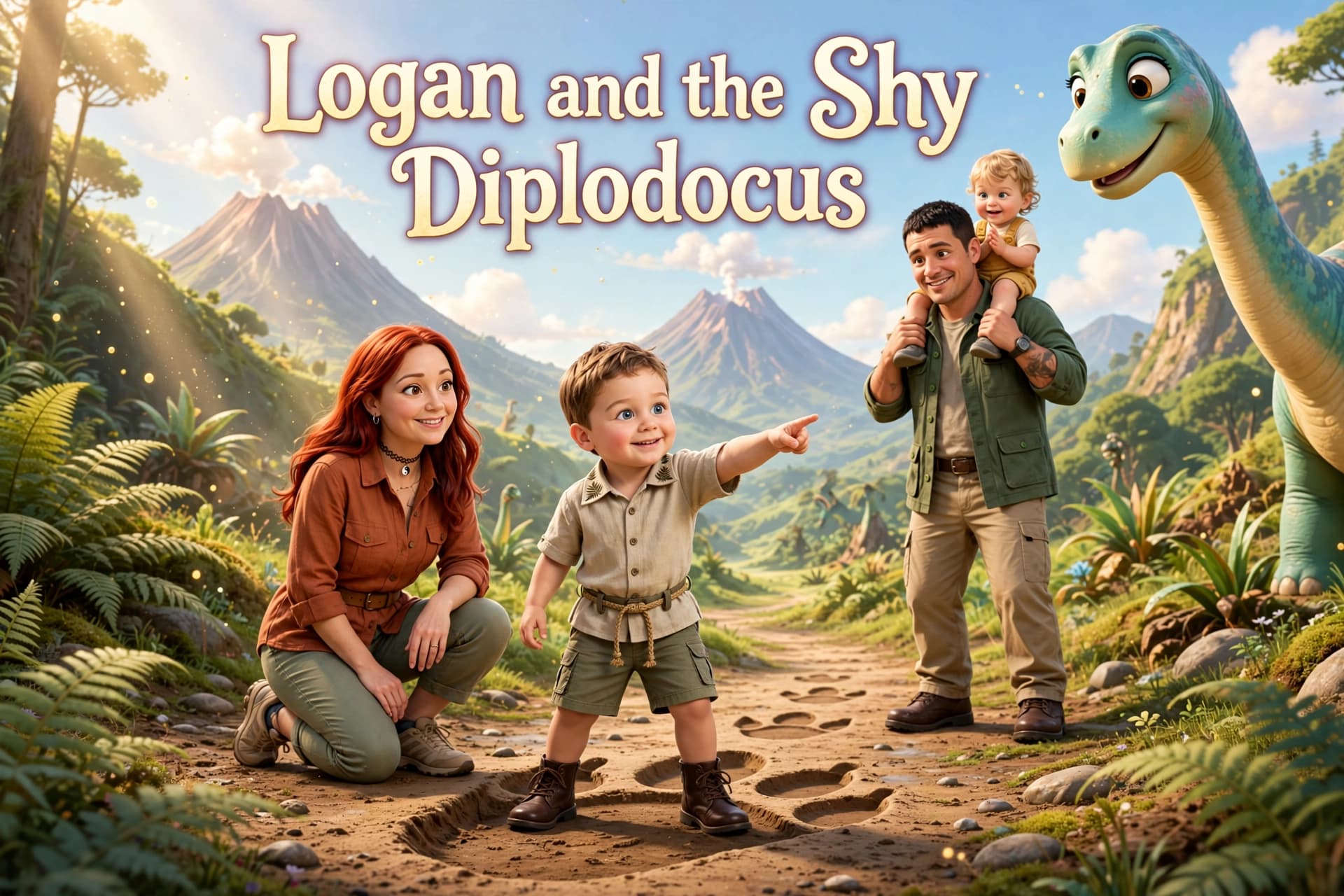 Logan and the Shy Diplodocus