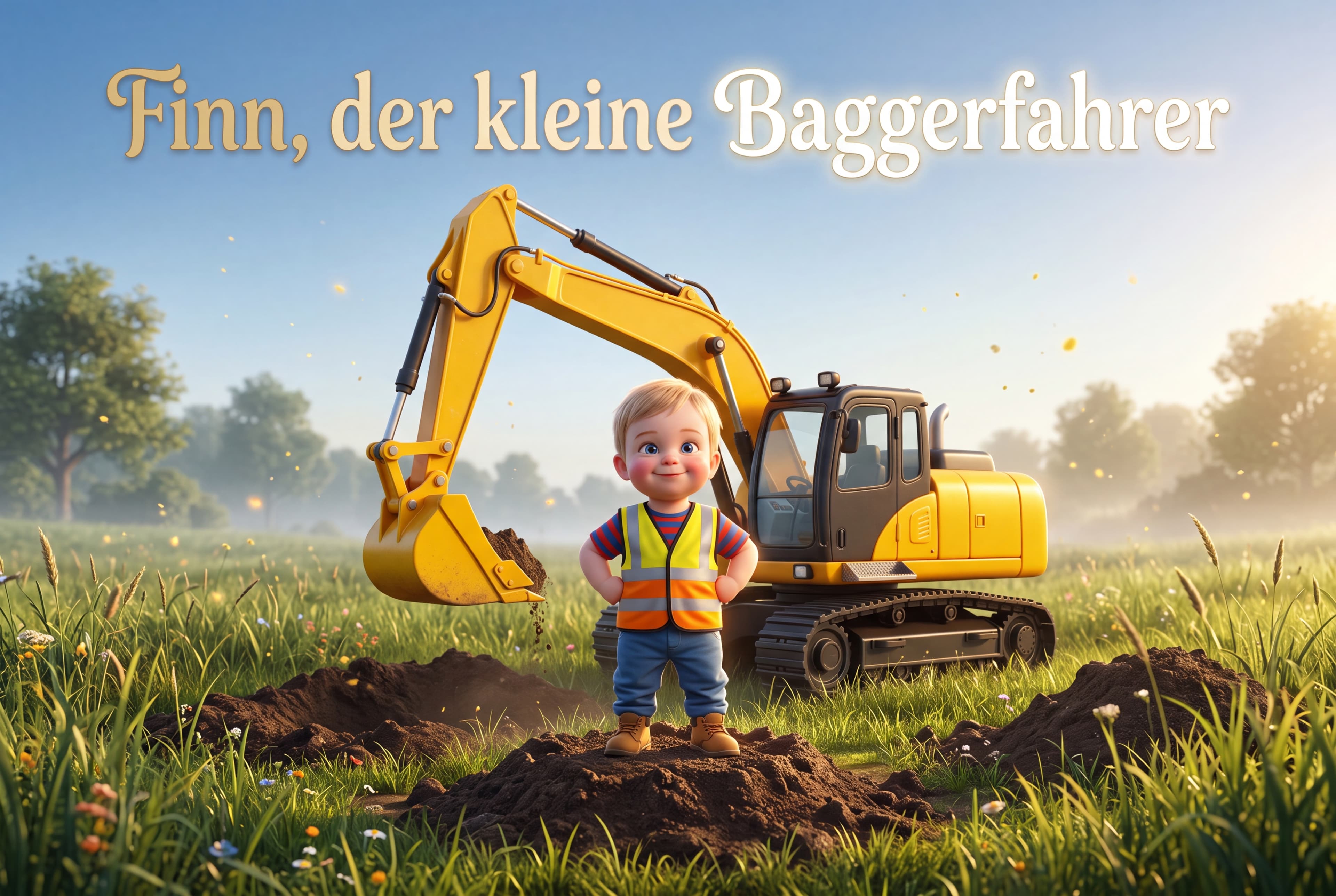 Finn, der kleine Baggerfahrer