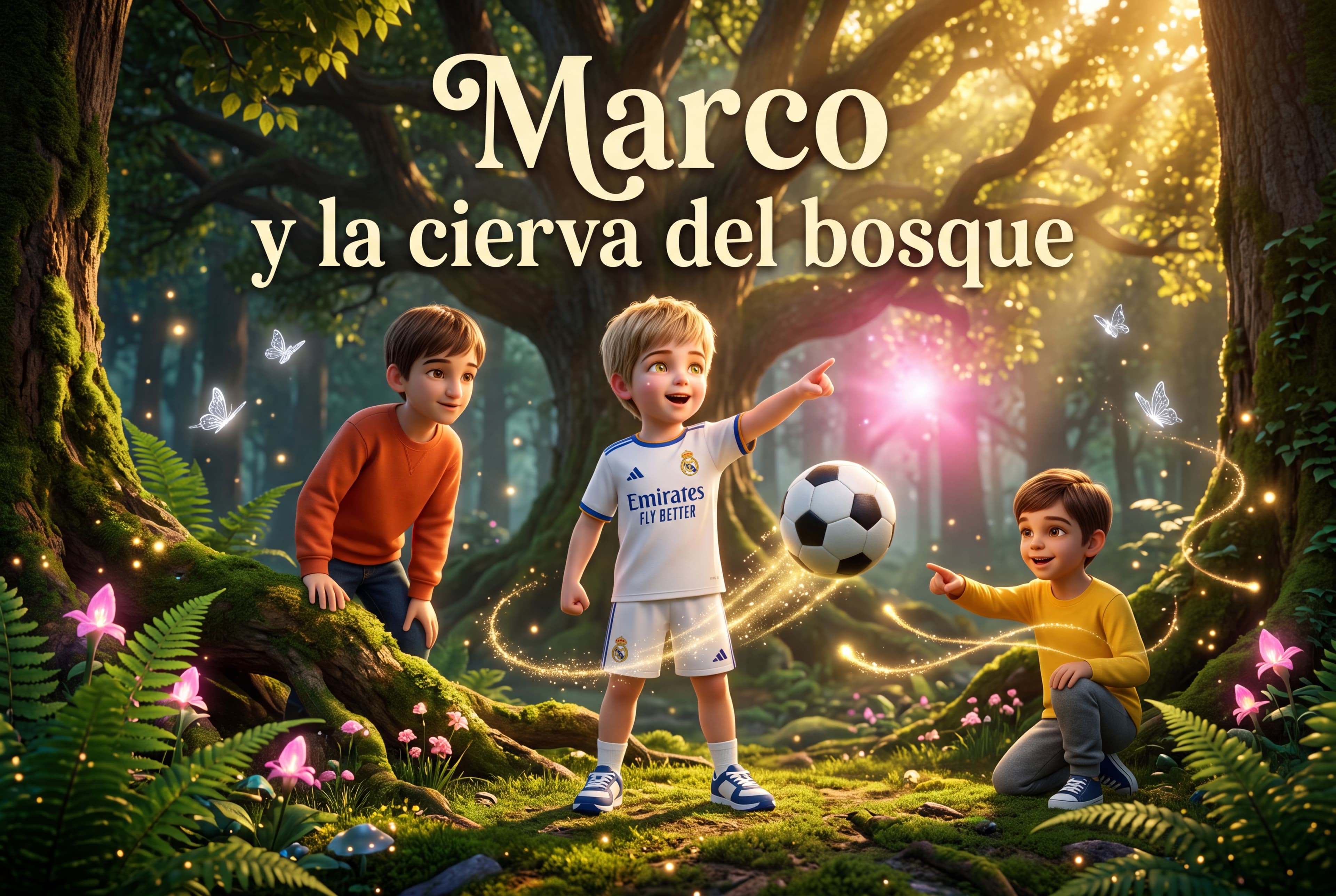 Marco y la cierva del bosque