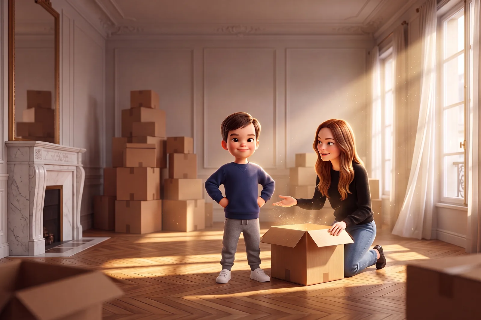Charles Moves House with Mummy